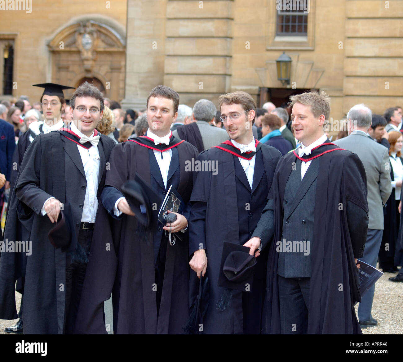 University graduates graduation ceremony oxford hires stock