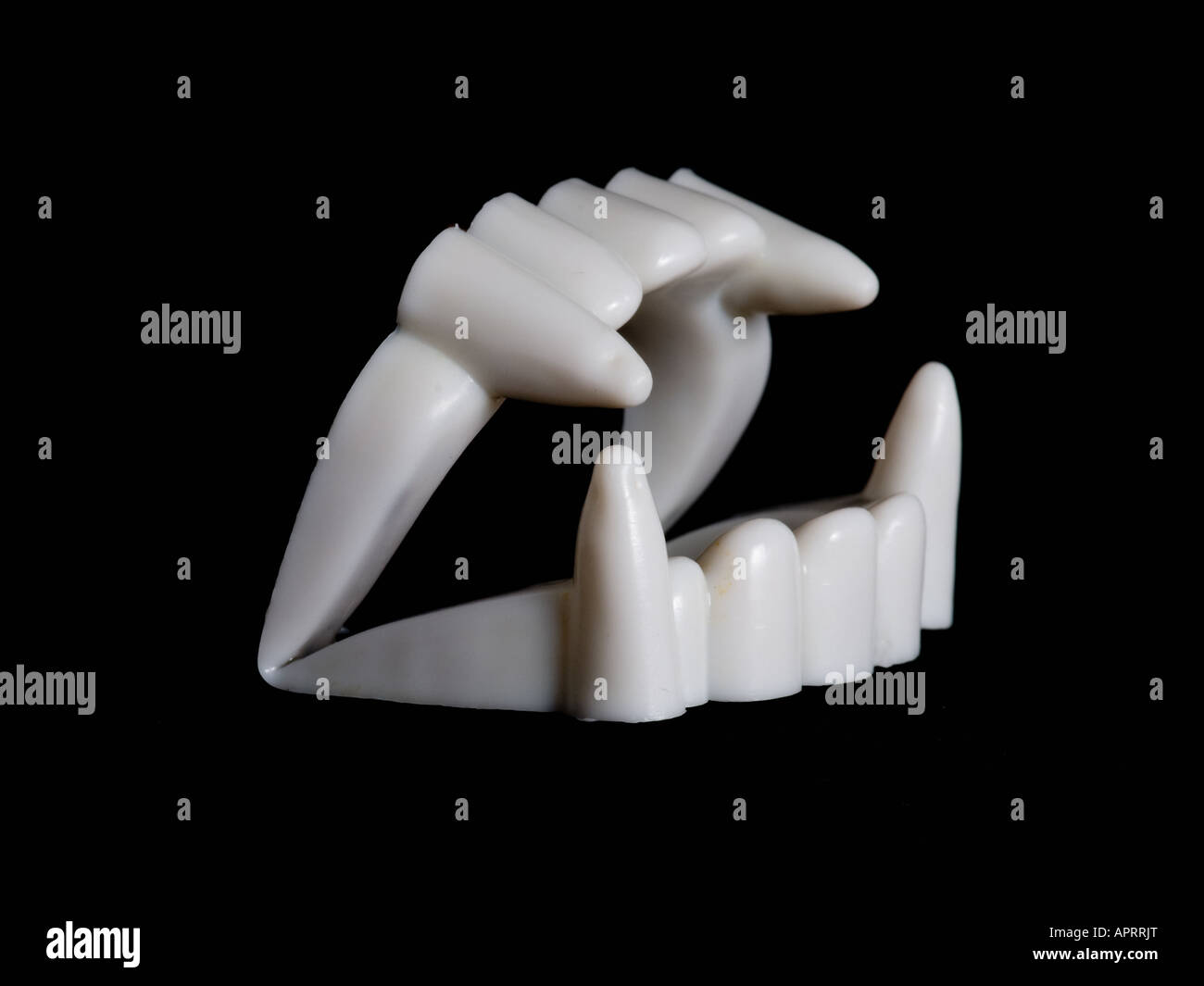 teeth vampire Stock Photo