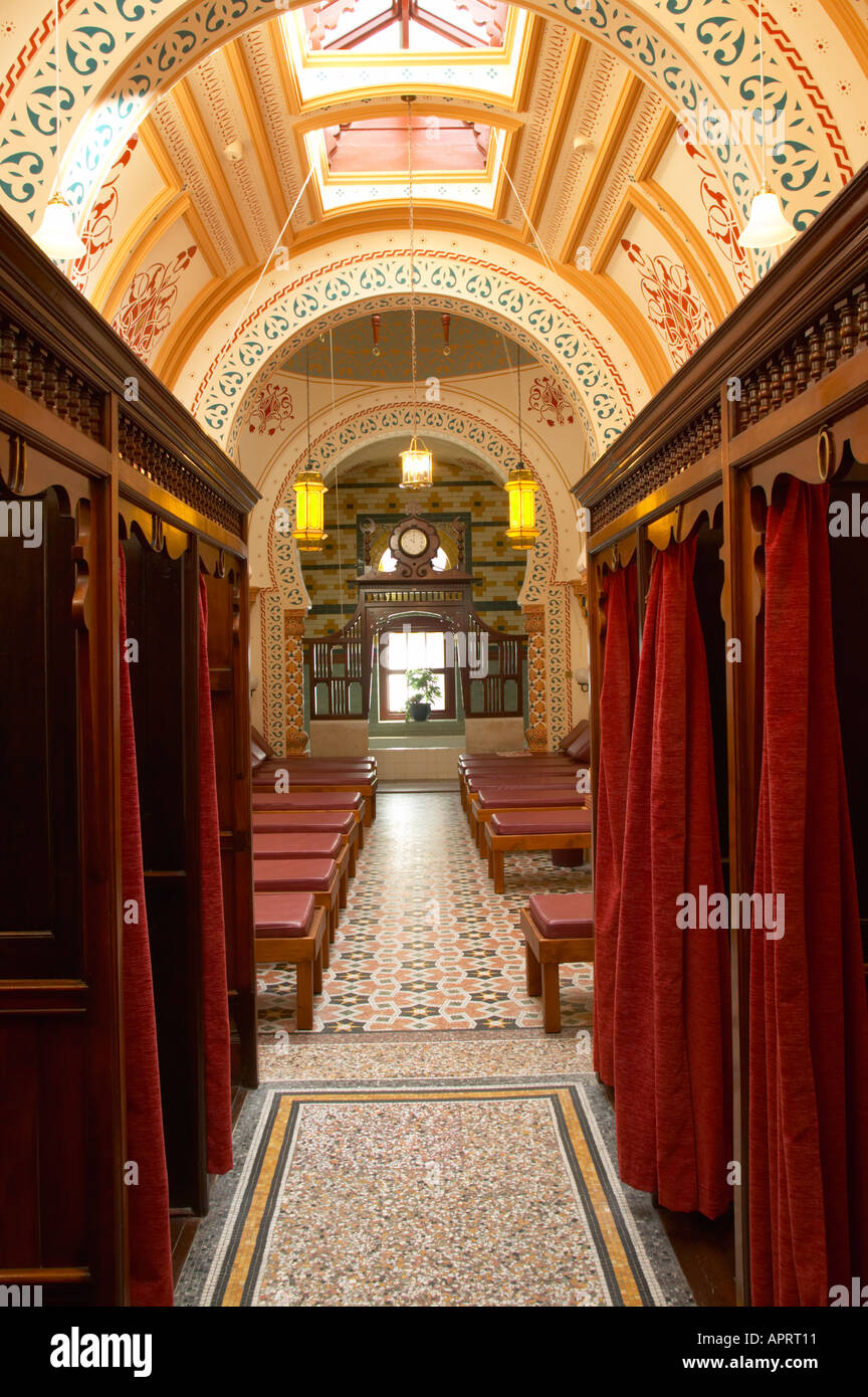 Interior of the Turkish Spa Baths in Harrogate Yorkshire showing the