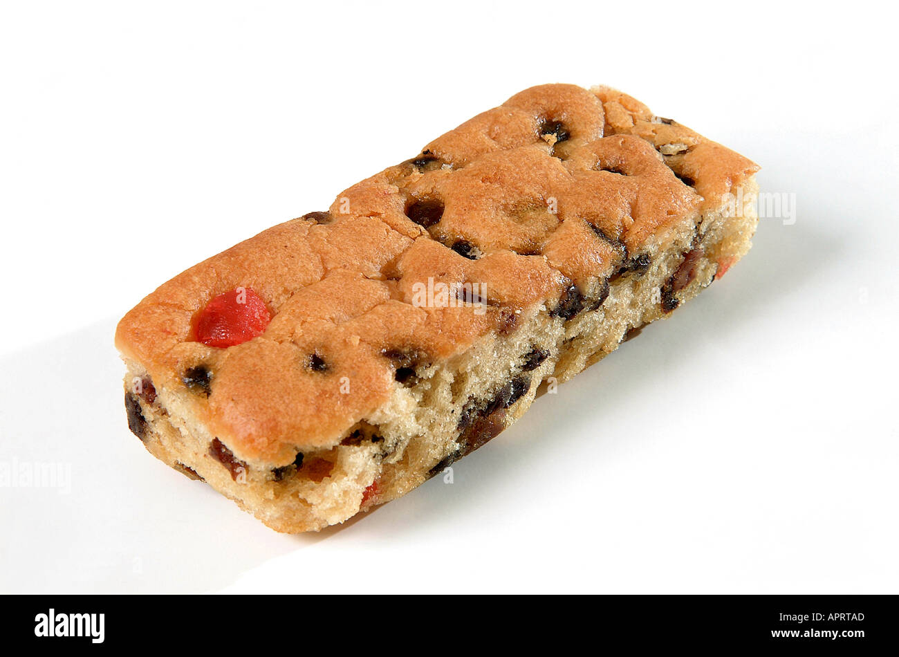 fruit cake slice Stock Photo