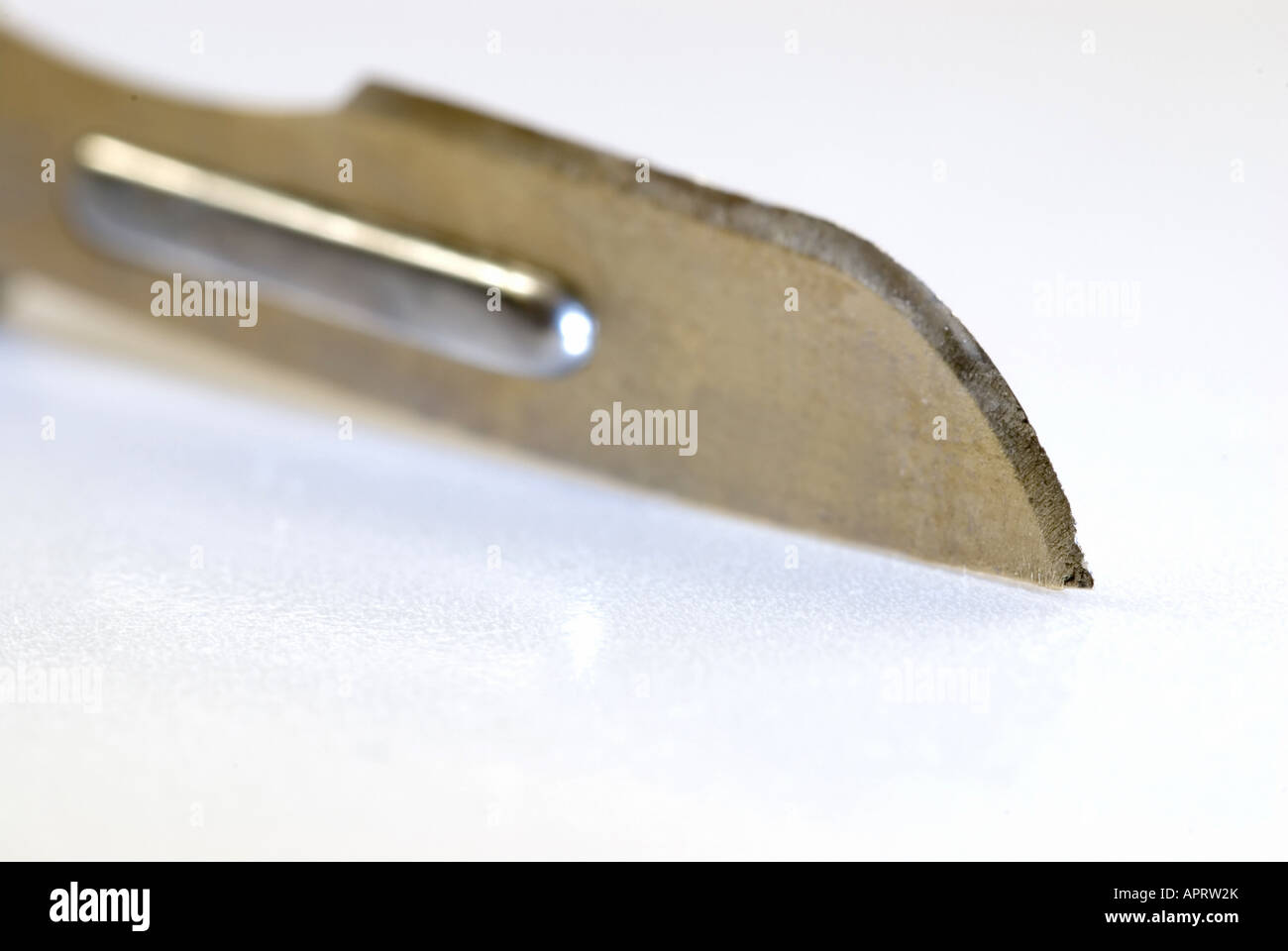 sharp blade of the scalpel Stock Photo Alamy