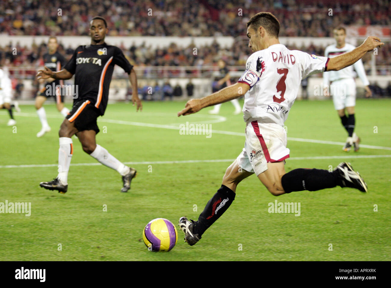 David Castedo about to center Stock Photo Alamy