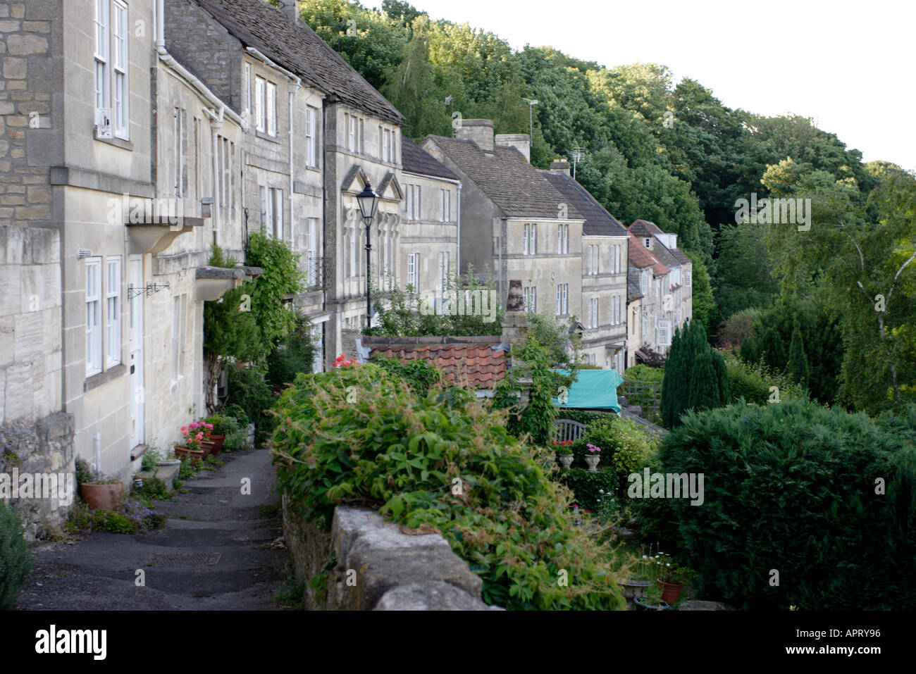 Cottages in Tory and Middle Rank Bradford on Avon Stock Photo Alamy