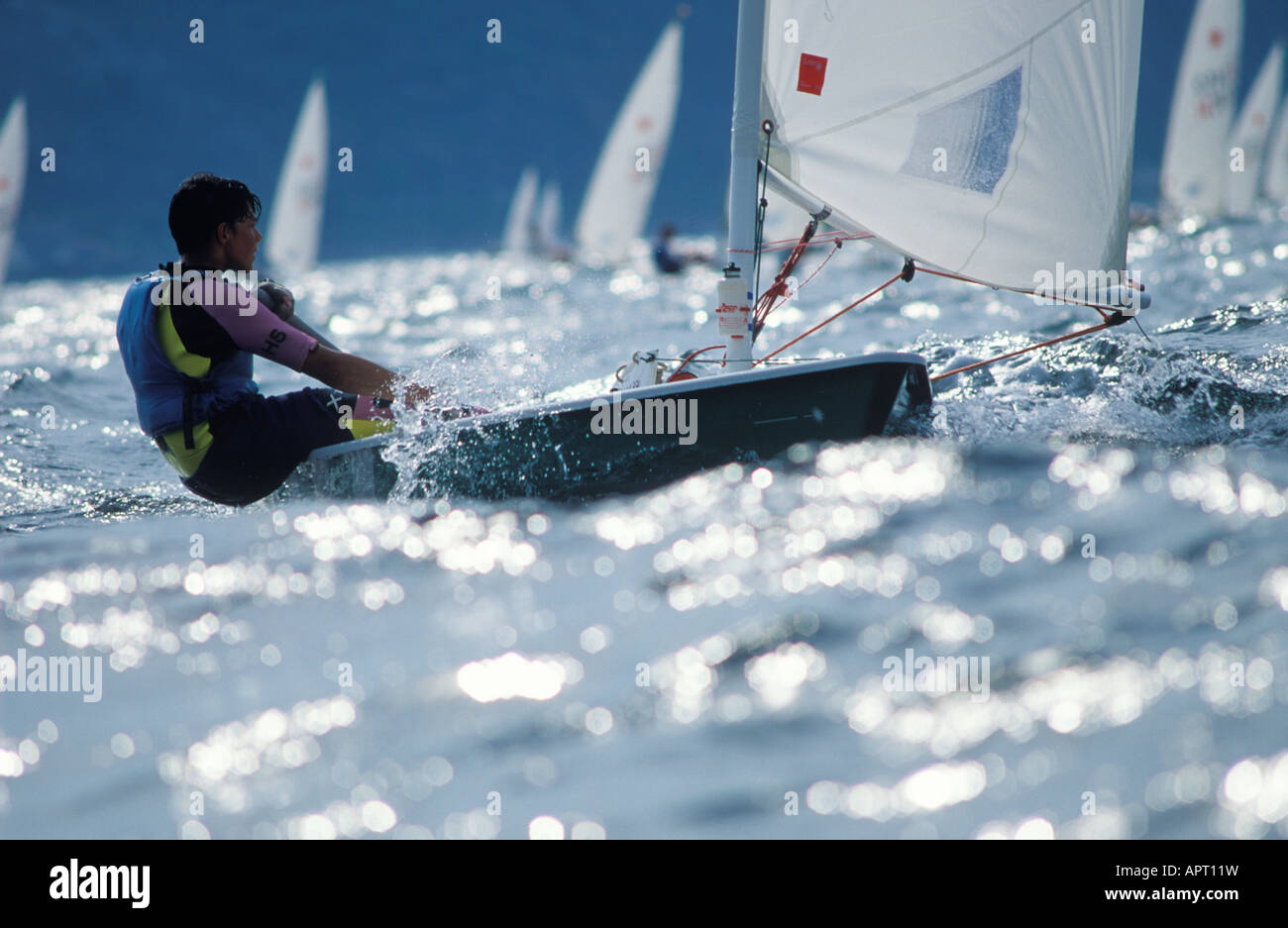 Dinghy racing hi-res stock photography and images - Alamy