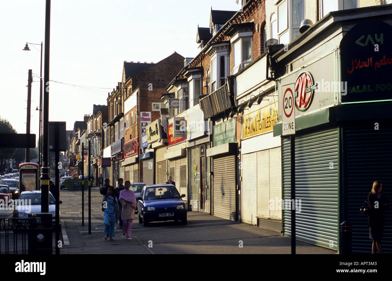 Stratford Road, Sparkhill, Birmingham, West Midlands, England, UK Stock