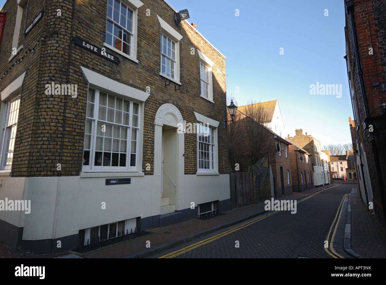 Love lane Old town in Margate isle of Kent Stock Photo Alamy