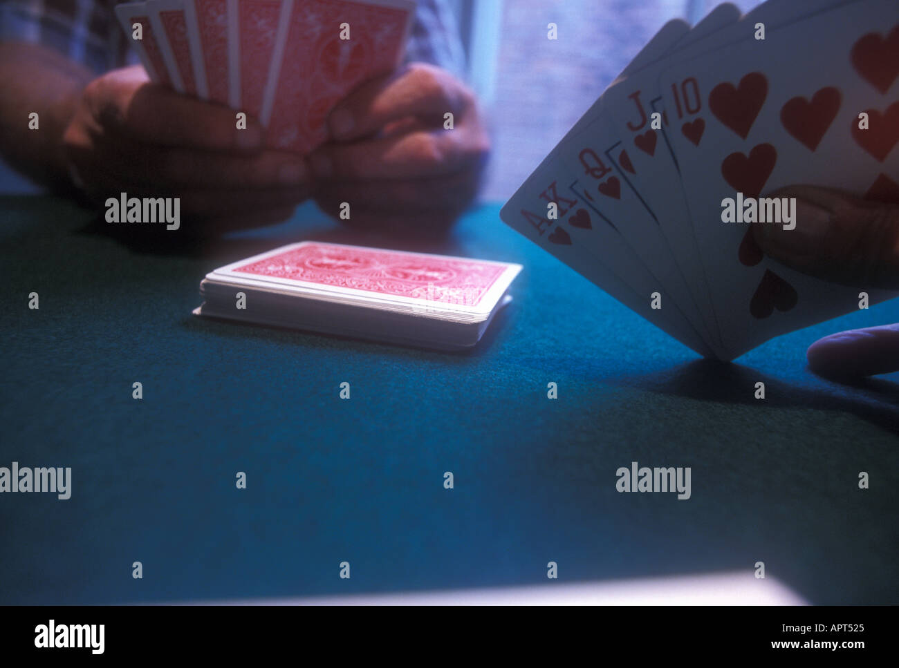 The King, Queen, Jack And Ace Of The Hearts Suit From A Deck Of Playing  Cards Stock Photo, Picture and Royalty Free Image. Image 3143477.