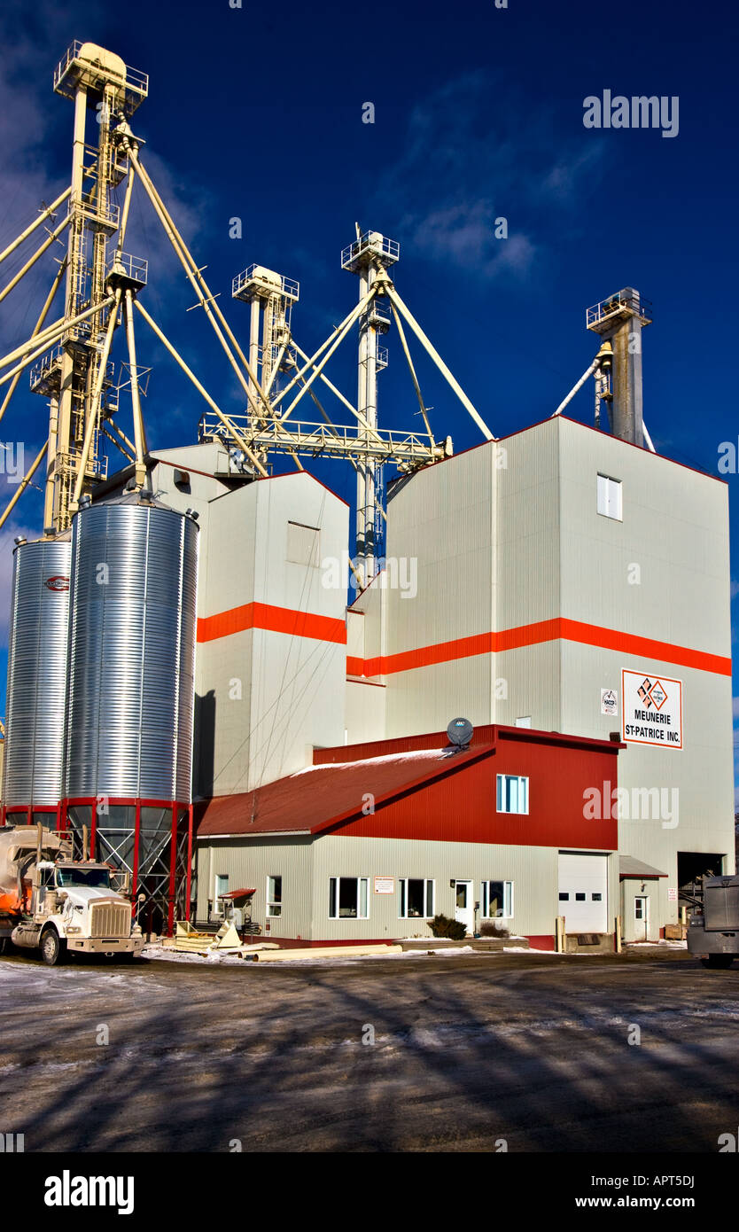 Industry truck ten wheeler flour mill hires stock photography and