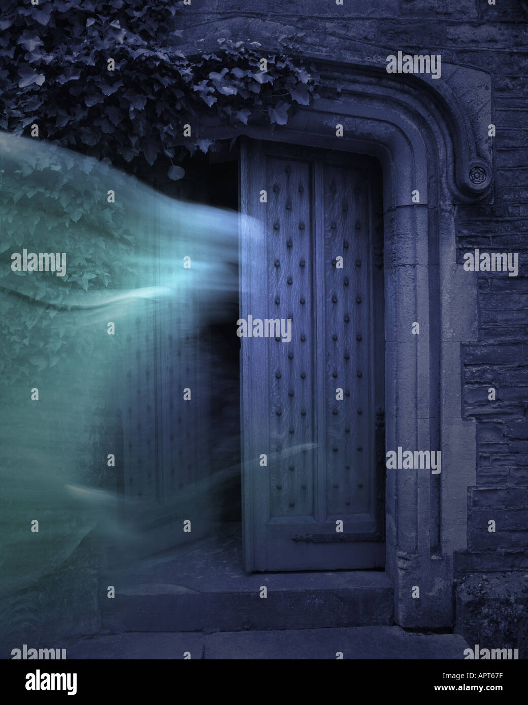 GB - GLOUCESTERHIRE: Little Dean Hall the most haunted house in Britain Stock Photo