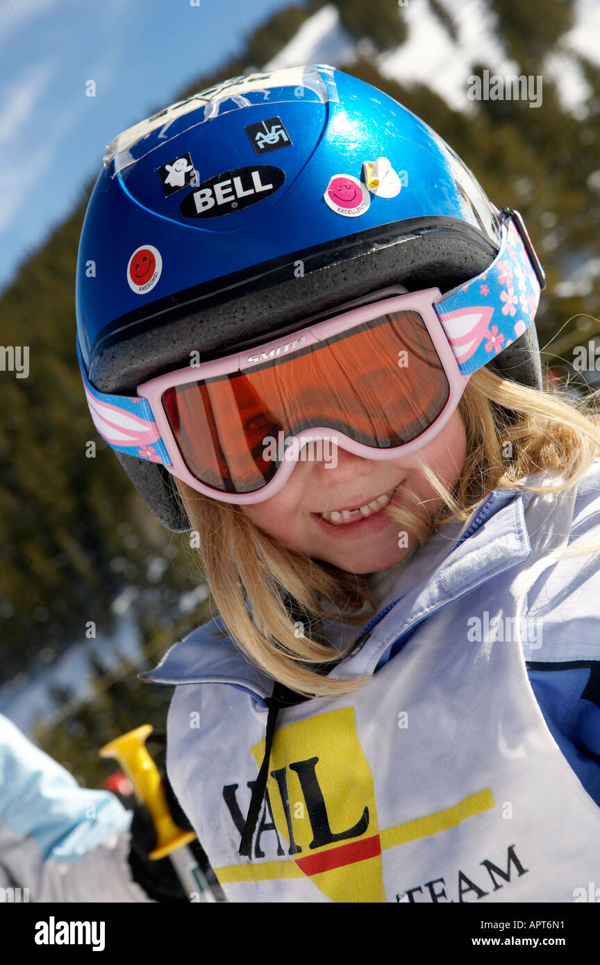 Ski school on Vail Mountain Colorado USA Stock Photo Alamy