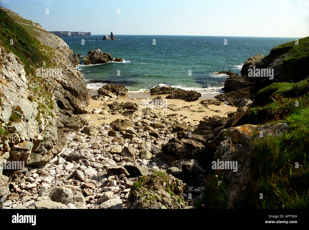 Broad Haven a bay in Pembrokeshire Stock Photo