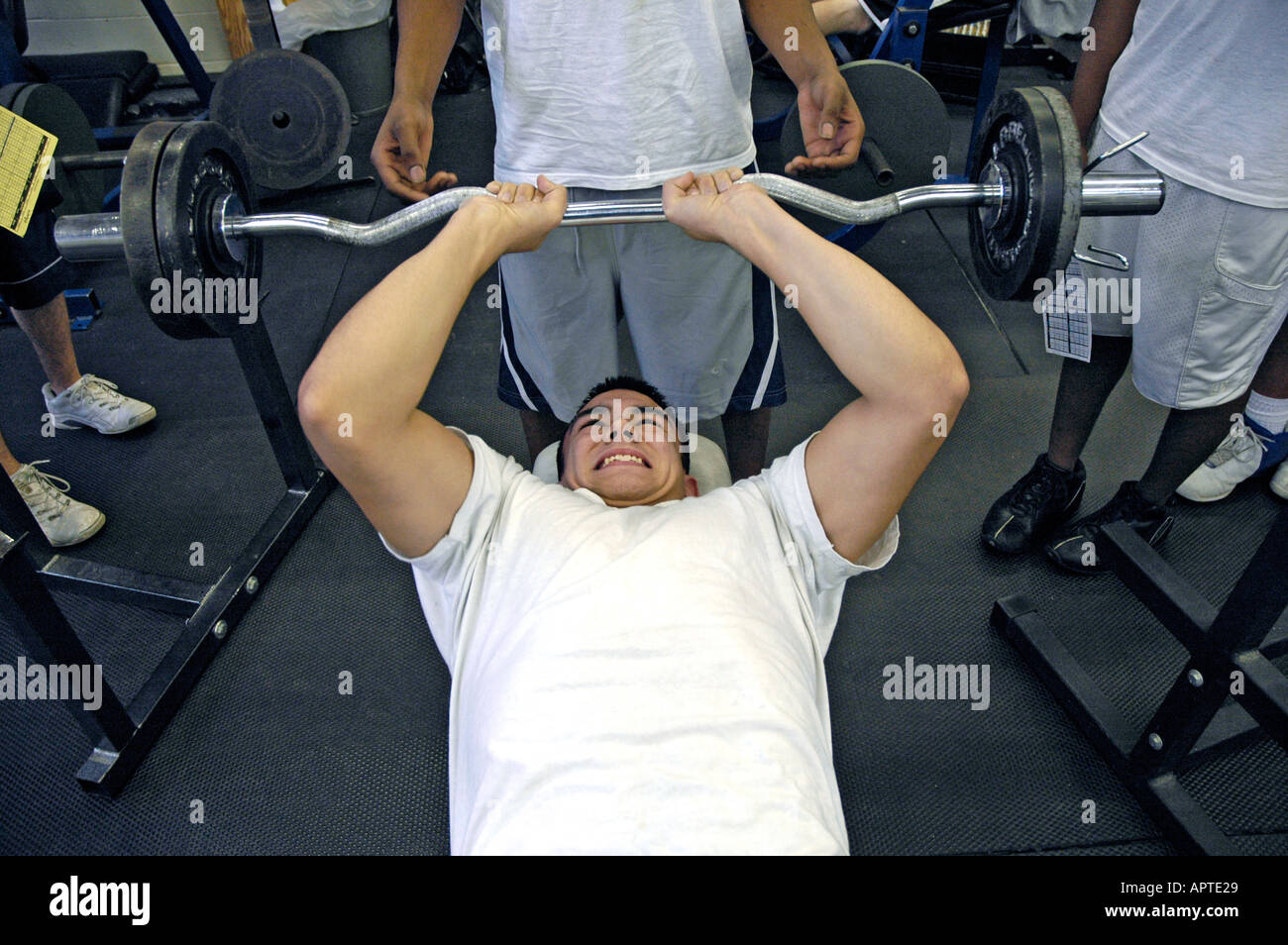 Team building activity high school hires stock photography and images