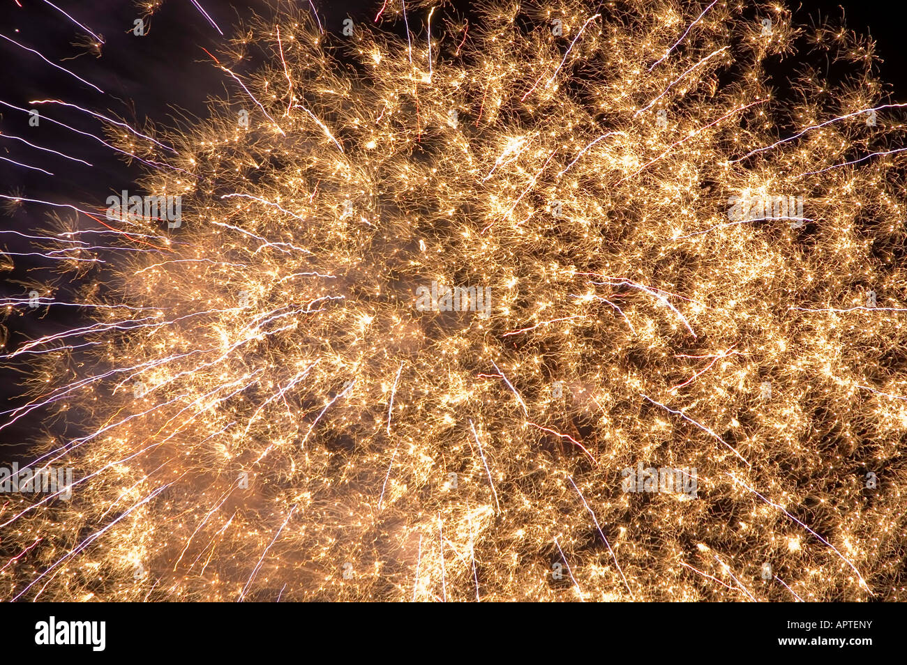 "Thunder in the Valley" fireworks show Stock Photo Alamy