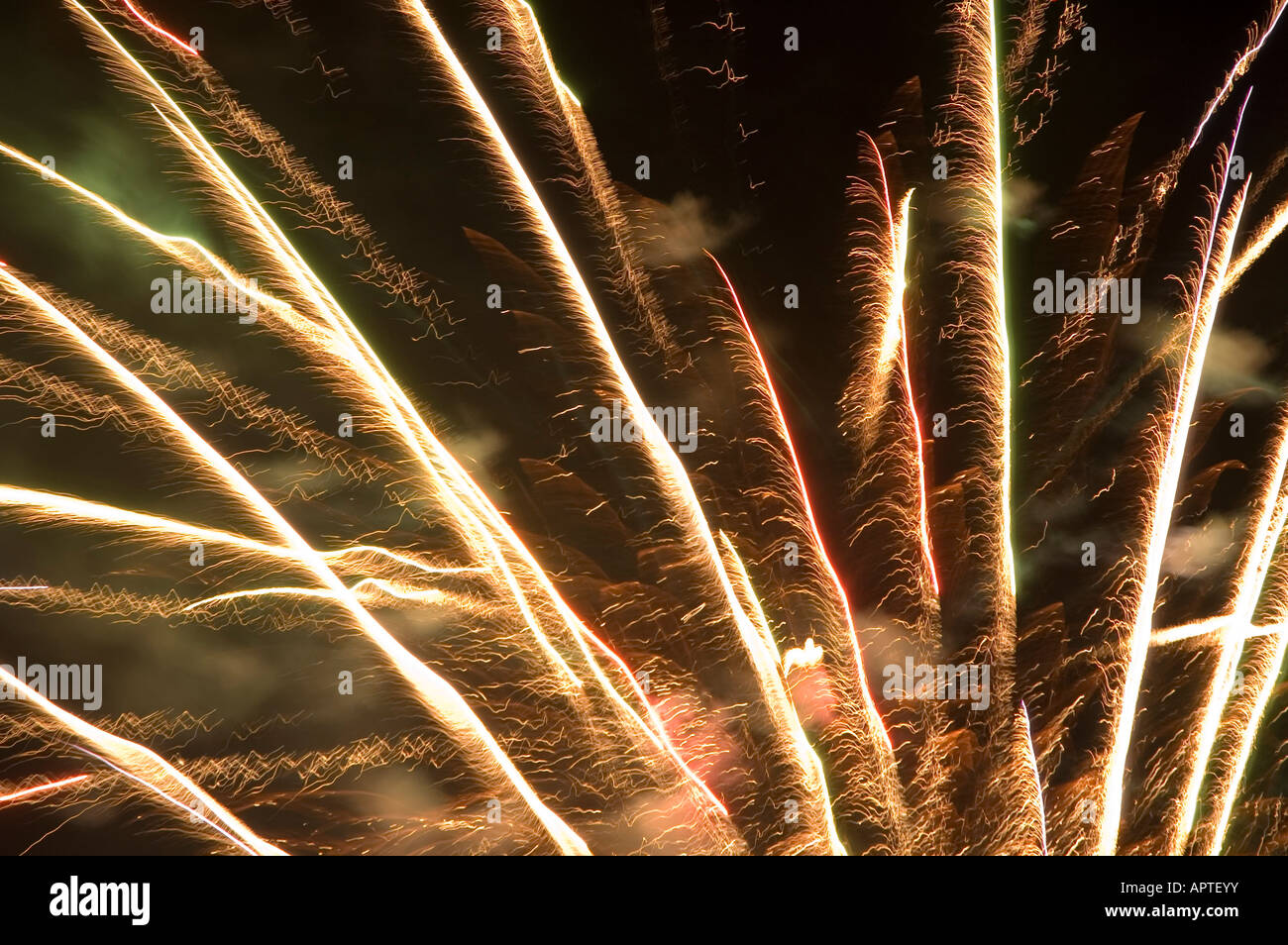 "Thunder in the Valley" fireworks show Stock Photo Alamy