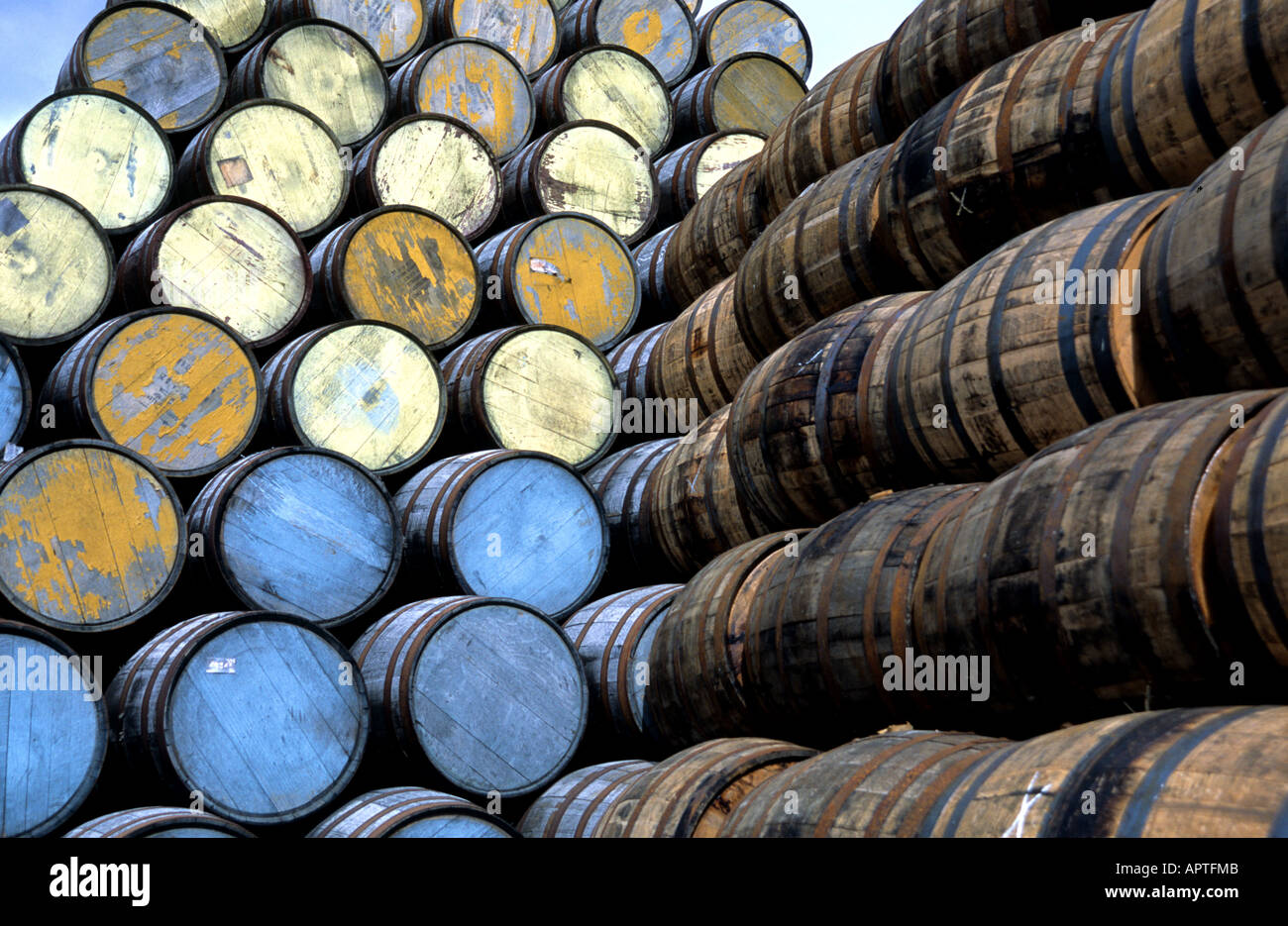 Barrel Cask scotland Cooperage  Speyside Stock Photo