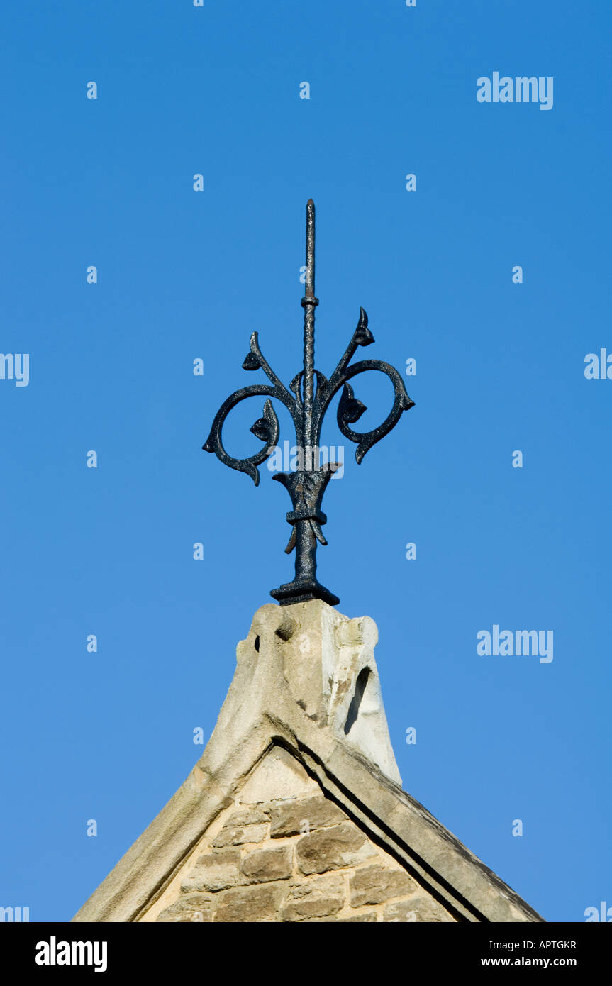 Wrought iron roof ornament Farnham Surrey Stock Photo Alamy