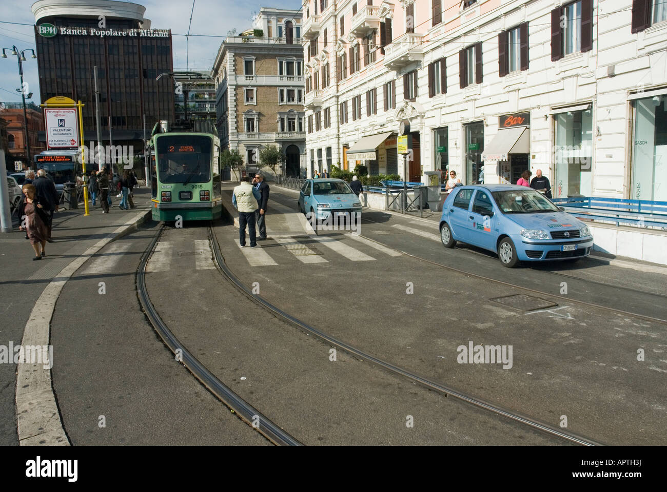 trolley station in rome Stock Photo - Alamy