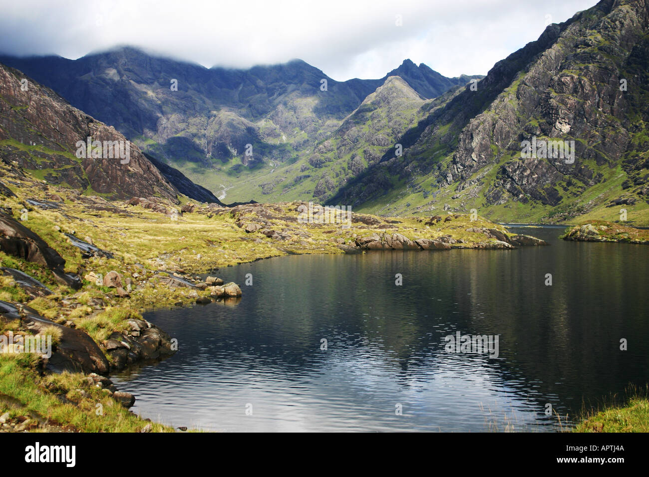 Loch Coruisk in the Black Cuillin of Skye, Scotland Stock Photo