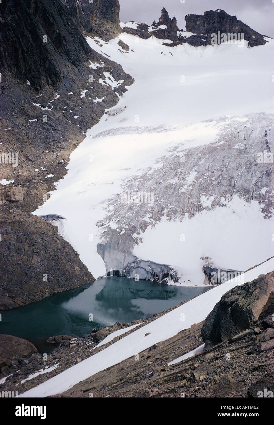 The Lewis Glacier and Lewis Tarn Mount Kenya Kenya East Africa Stock Photo Alamy