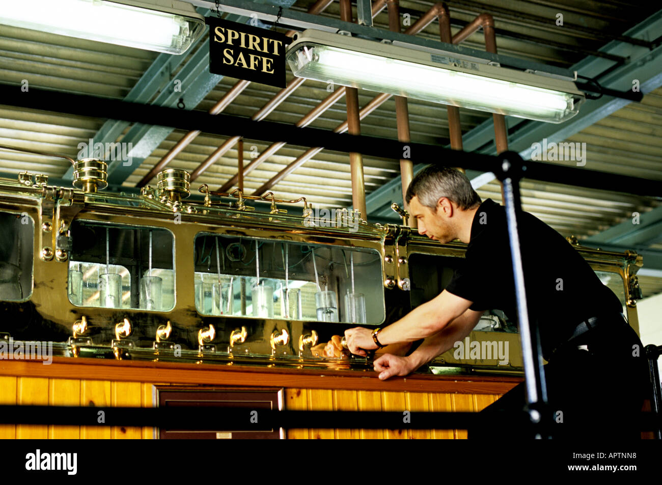 grants Scotland Scottish whiskey distillery still Stock Photo Alamy