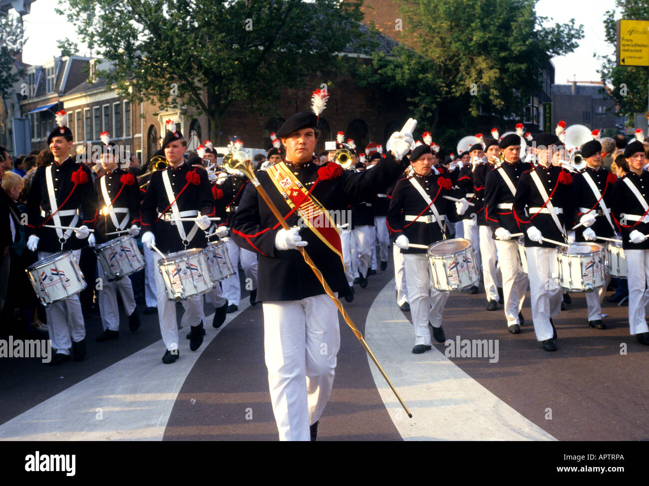 3 three October parade Stock Photo - Alamy