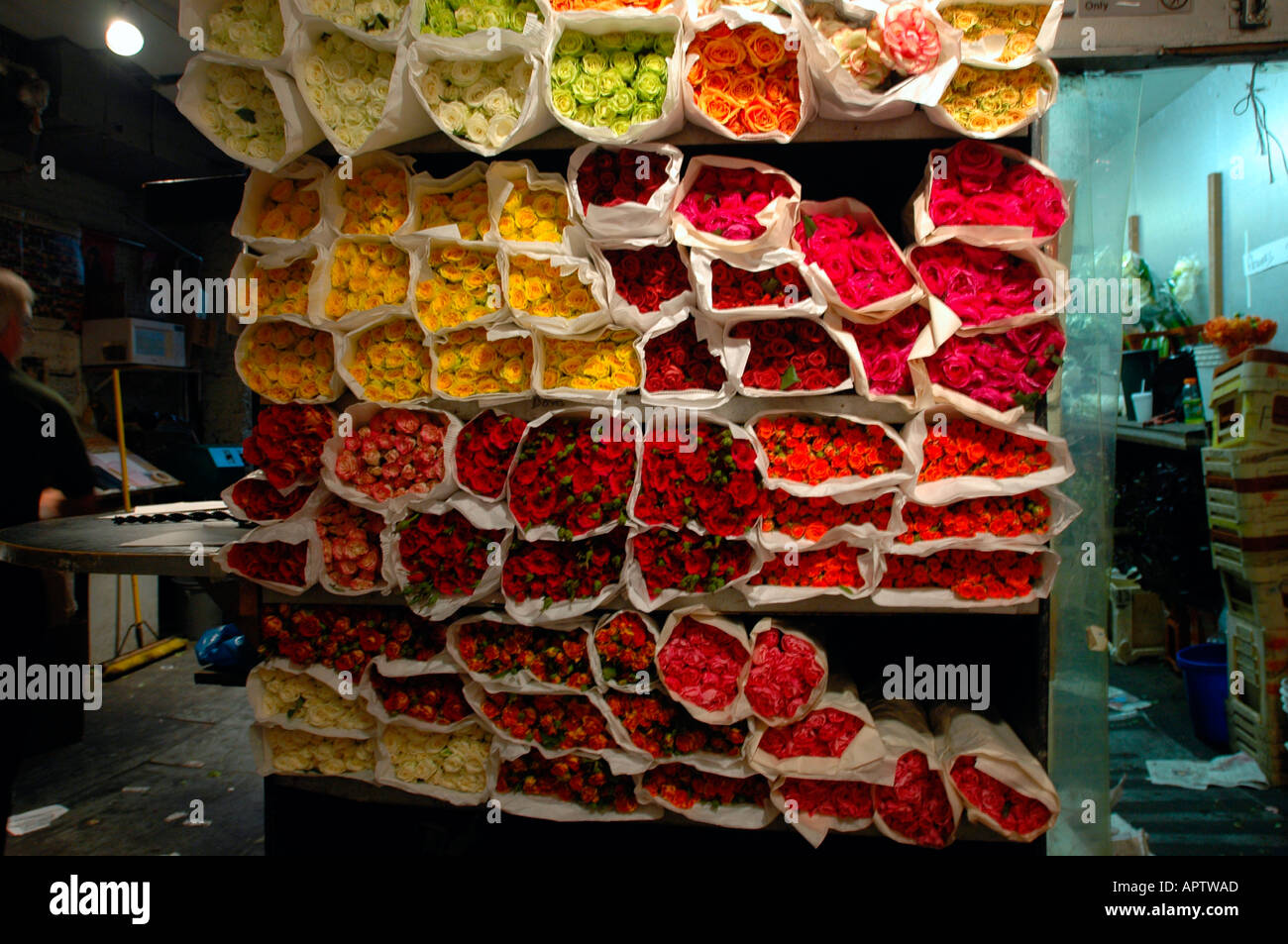 Chelsea NYC Flower District Stock Photo Alamy