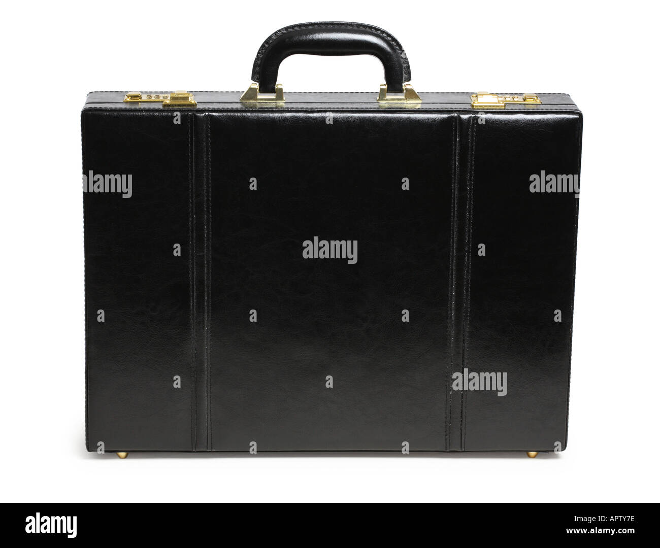 Leather Briefcase Stock Photo