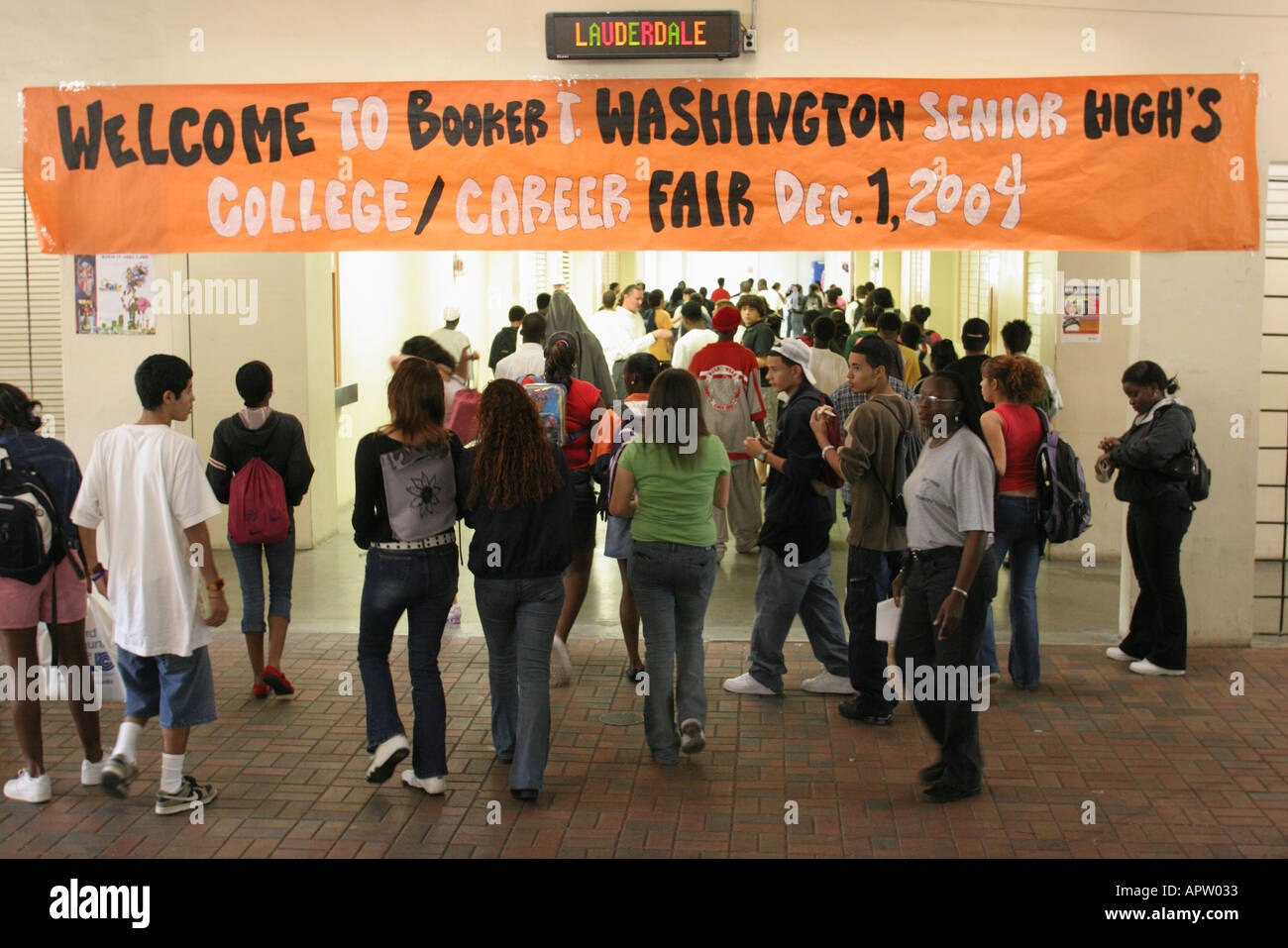 Miami Florida,Booker T. Washington High School,campus,African educator,campus,public education