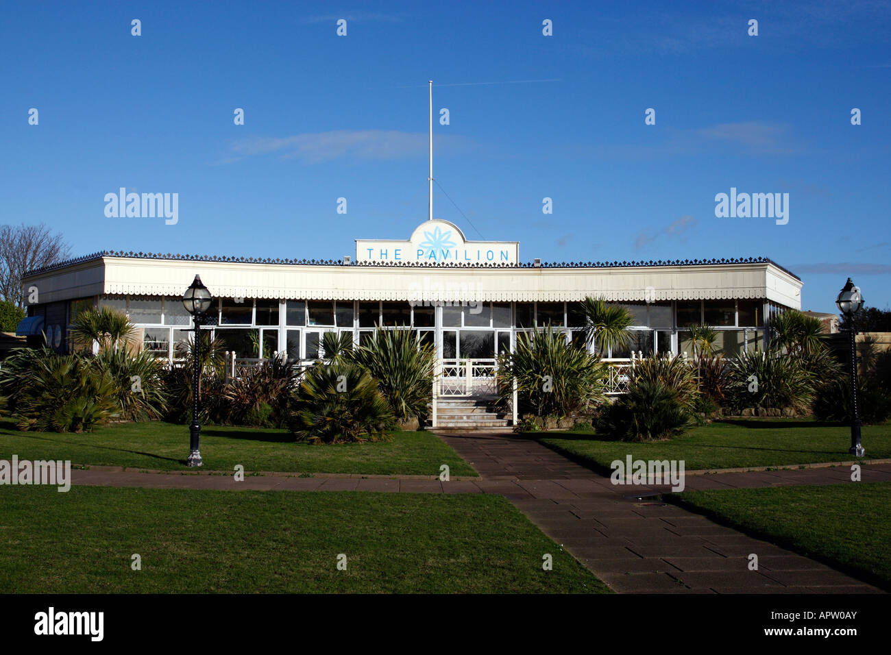 the pavilion building eastbourne east sussex england uk Stock Photo Alamy