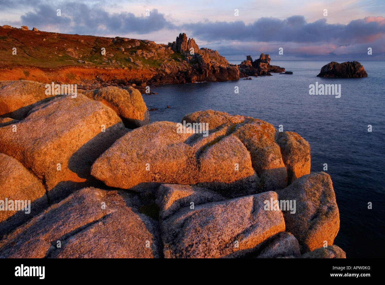 Peninnis Head  St Marys island on the Scilly Isles England UK Stock Photo