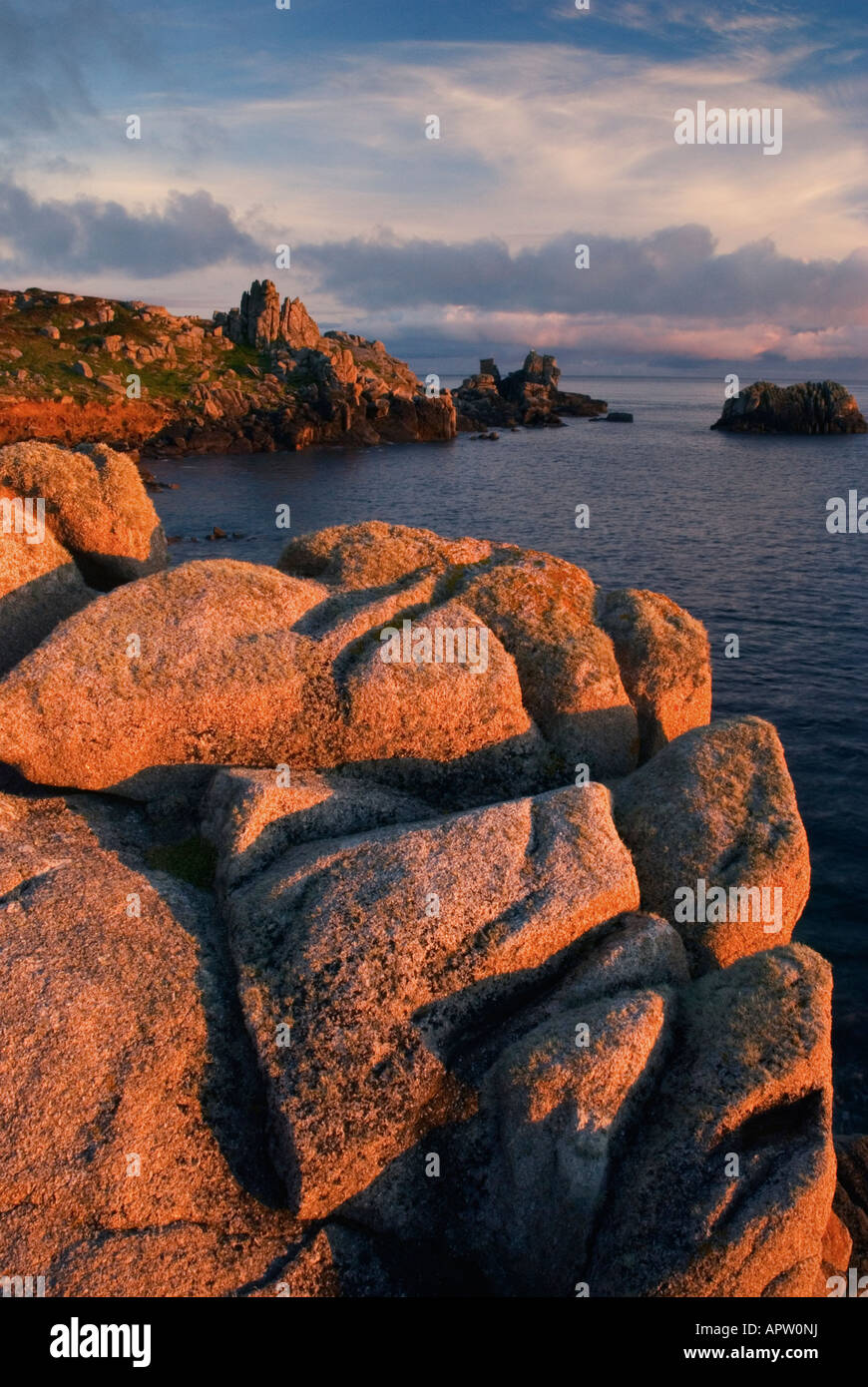Peninnis Head  St Marys island on the Scilly Isles England UK Stock Photo