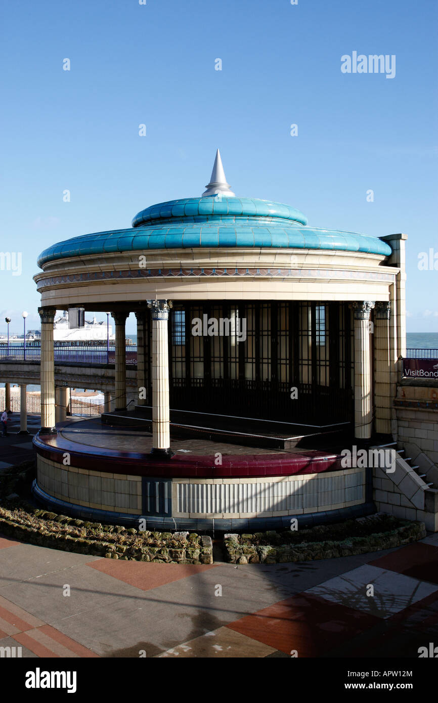 eastbourne bandstand opened in 1935 grand parade eastbourne east sussex england uk Stock Photo