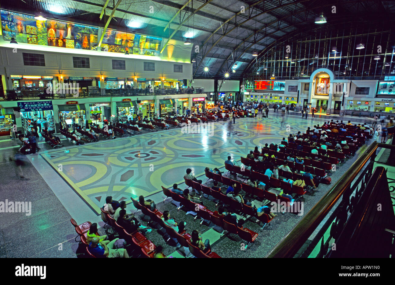 The Train Station in Bangkok, Thailand, Asia Stock Photo