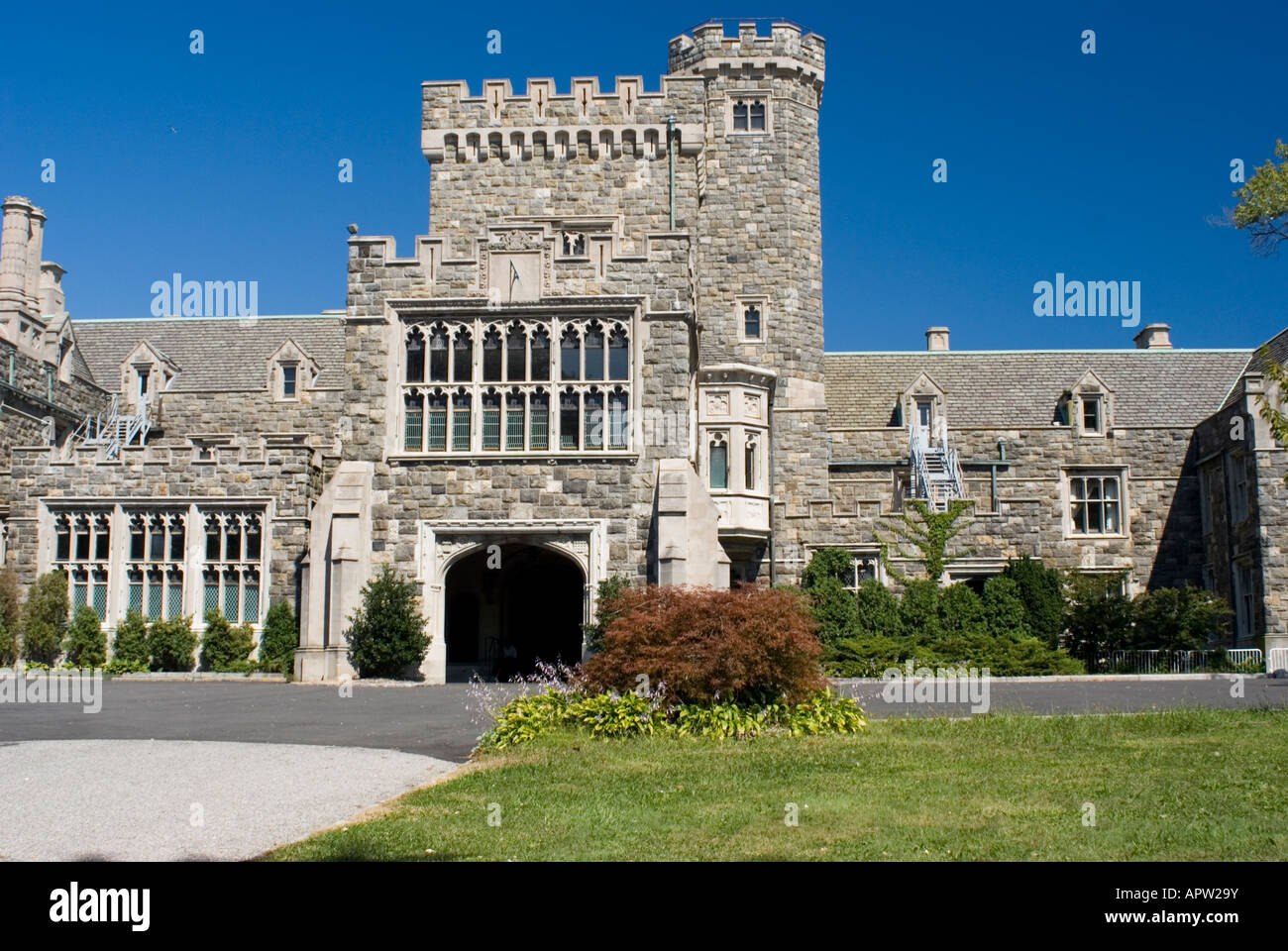 Hempstead House, Sands Point Preserve, Long Island, New York Stock