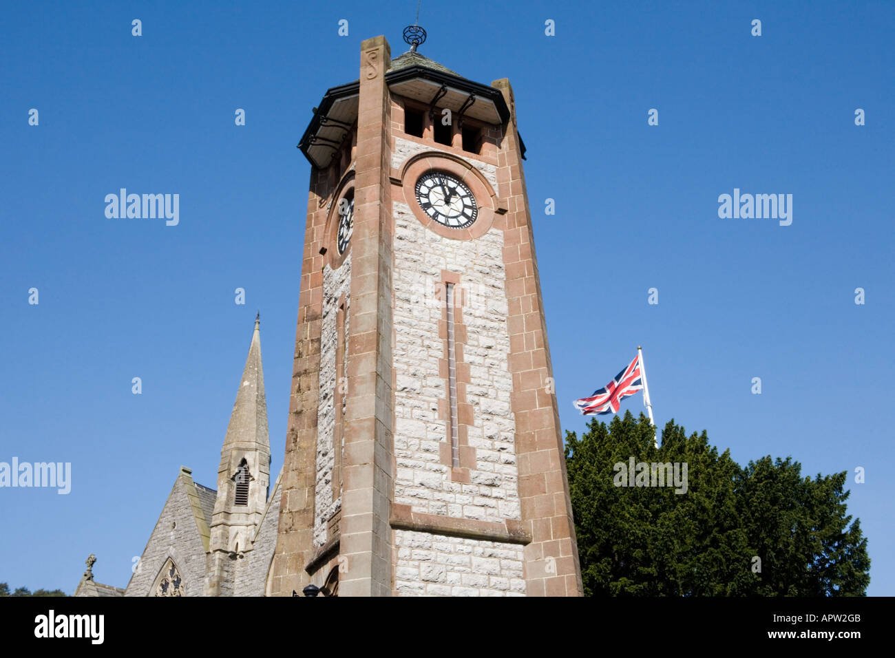 Spire and clock tower hi-res stock photography and images - Alamy