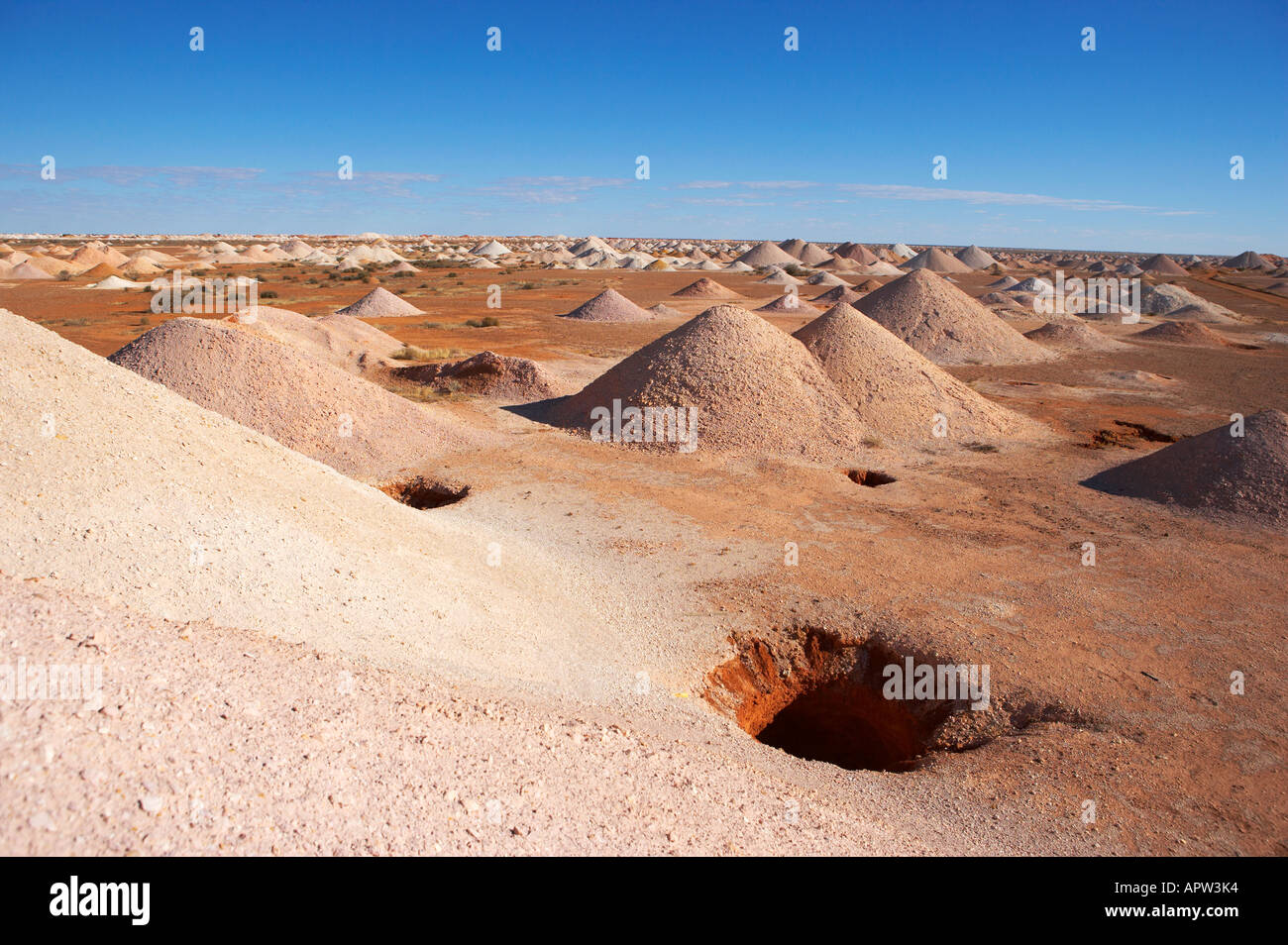 Coober Pedy Opal mining area outback South Australia Stock Photo Alamy