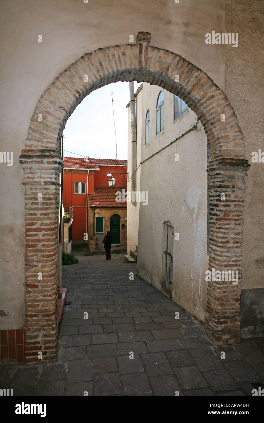 arch abruzzo torino di sangro chieti italy village town Stock Photo Alamy