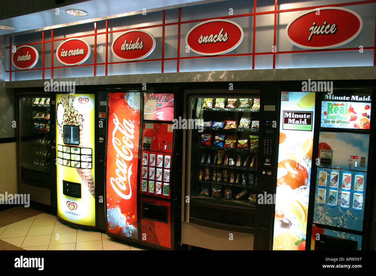 Peach State Atlanta Airport vending machines drinks snacks