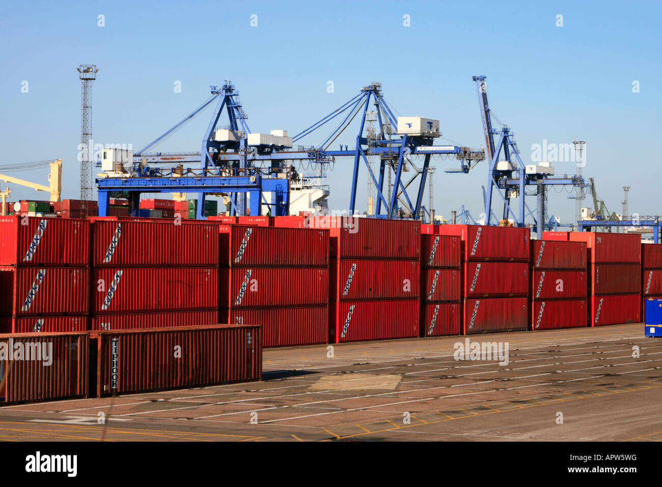 Felixstowe is a North Sea seaport in Suffolk, England. It has the