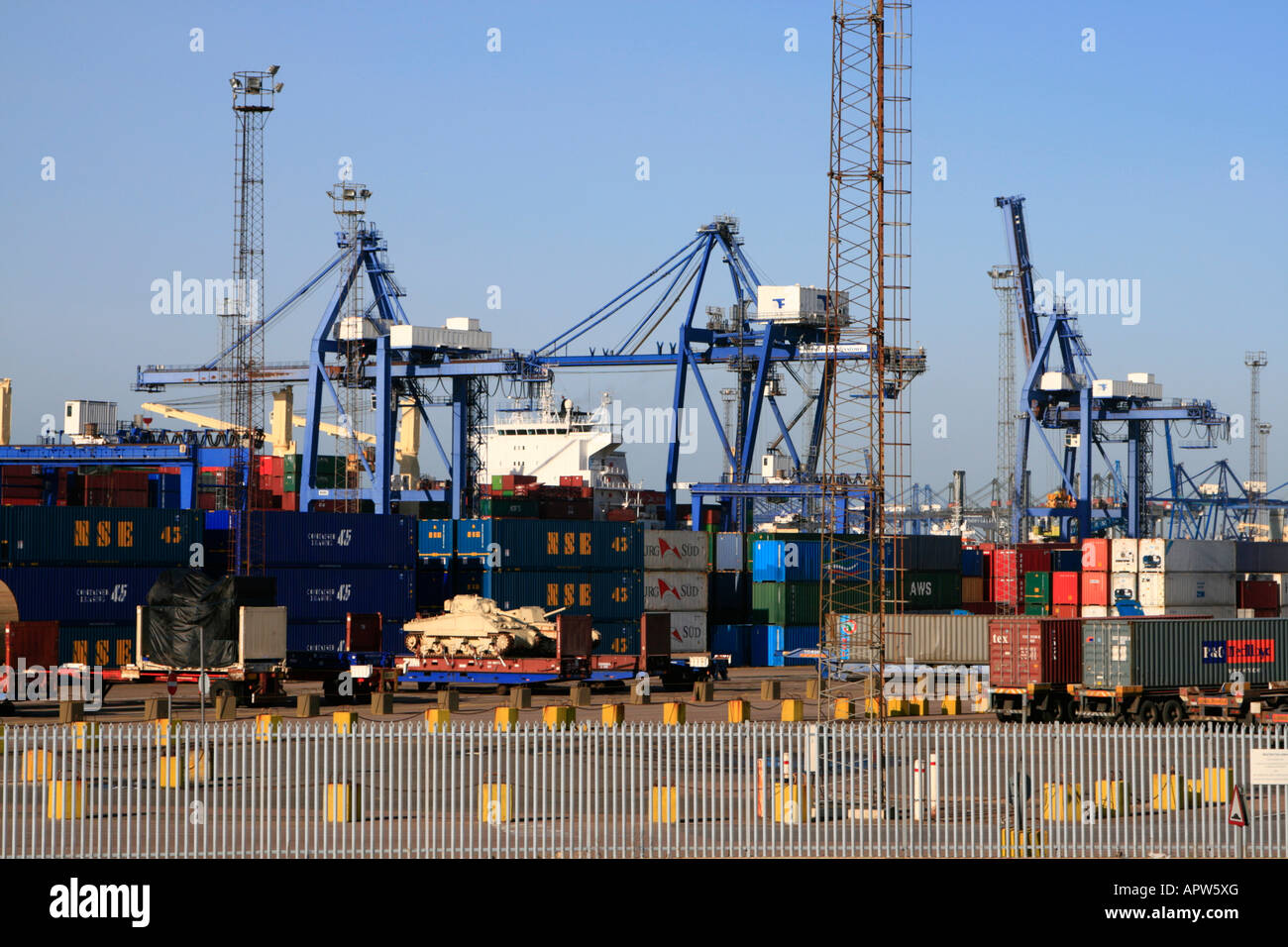 Felixstowe is a North Sea seaport in Suffolk, England. It has the