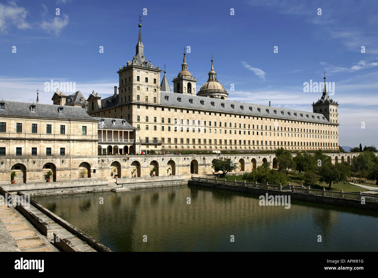 El Escorial Monastery, El Escorial, Spain Stock Photo