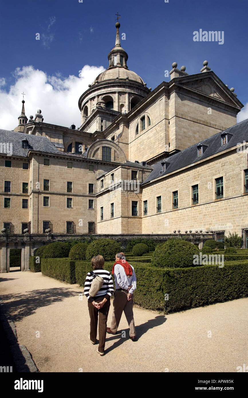 El Escorial Monastery, El Escorial, Spain Stock Photo