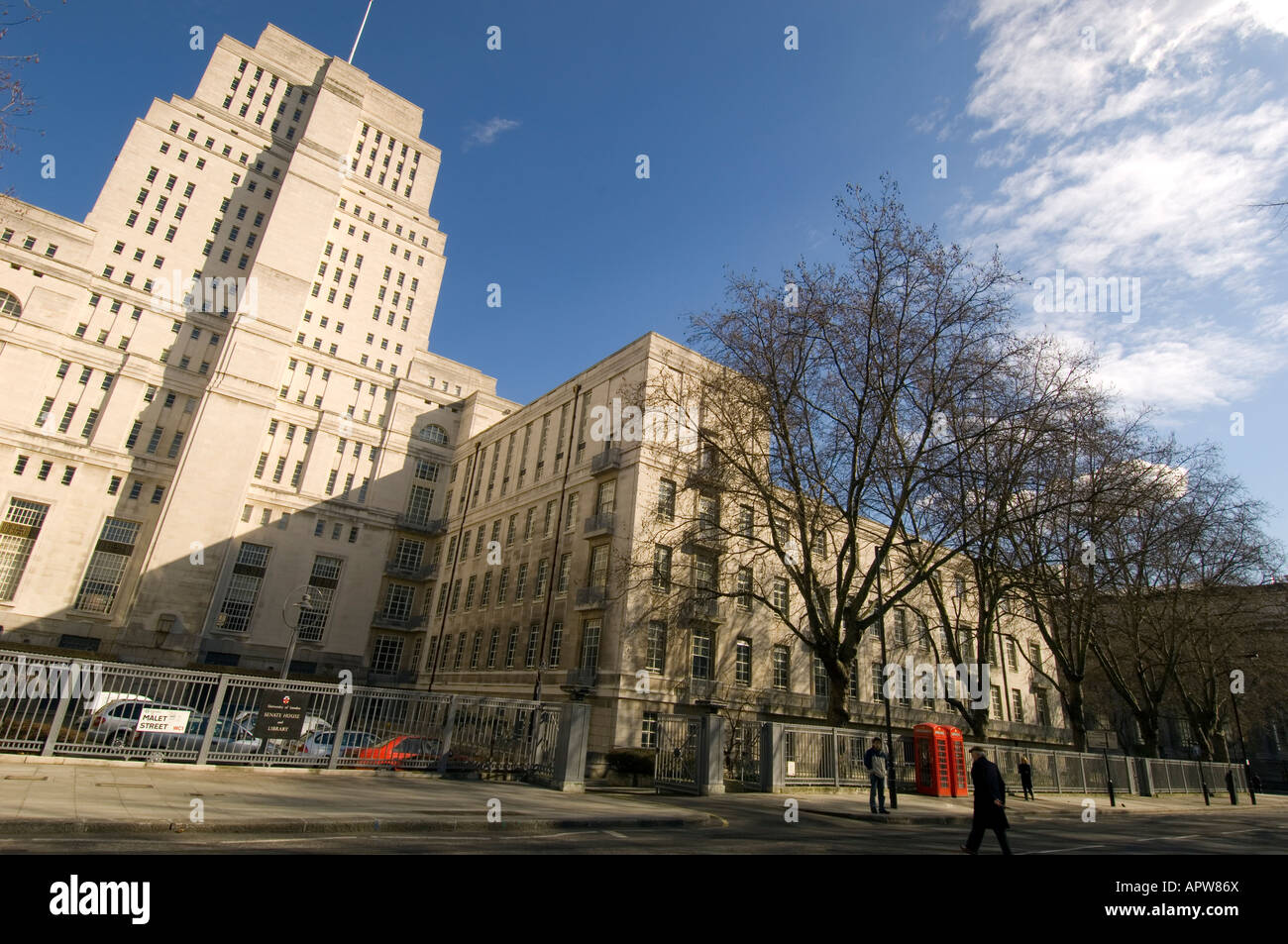 Senate House of the University of London Bloomsbury London United Kingdom Stock Photo