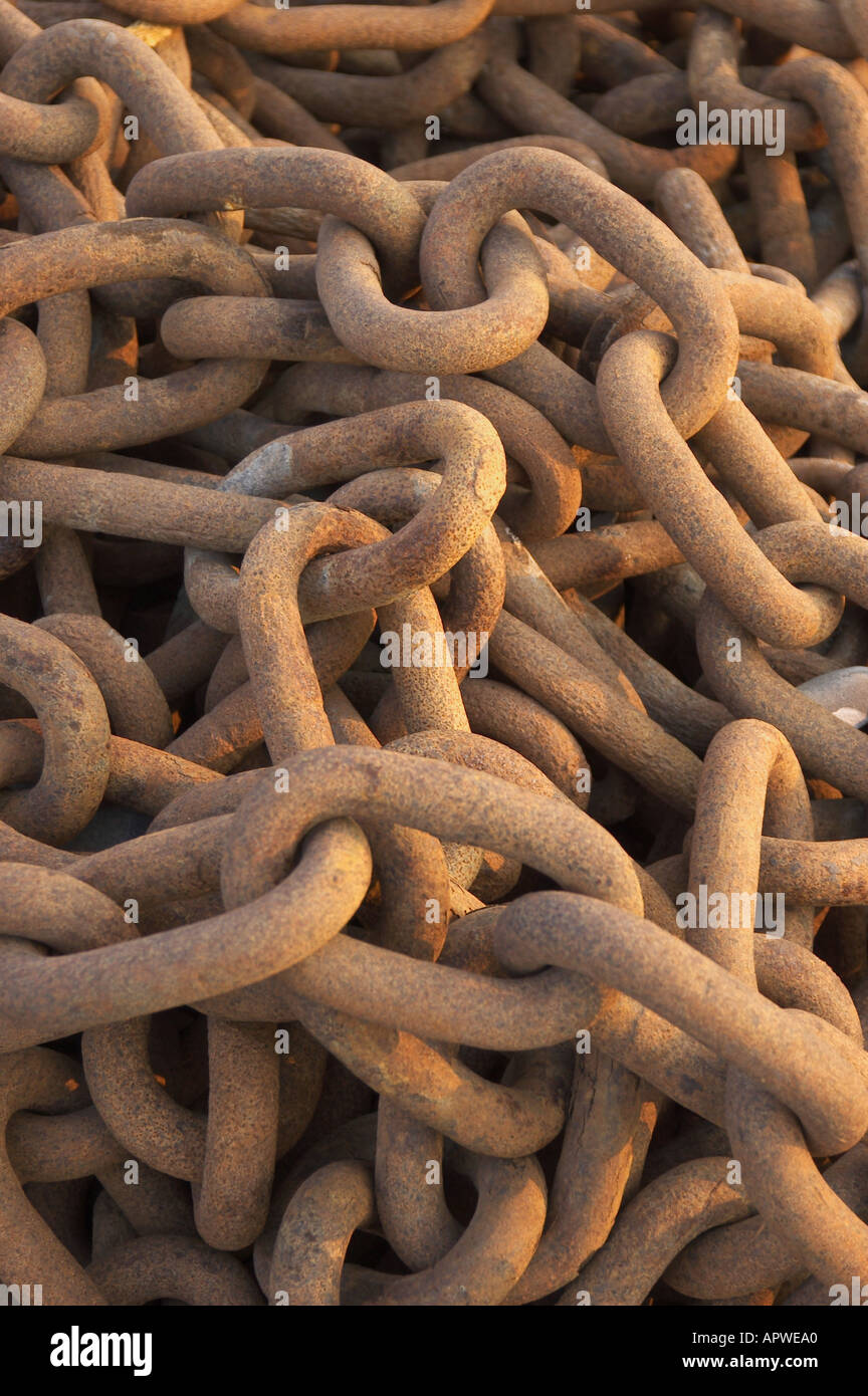 Rusted Chains Stock Photos & Rusted Chains Stock Images Alamy