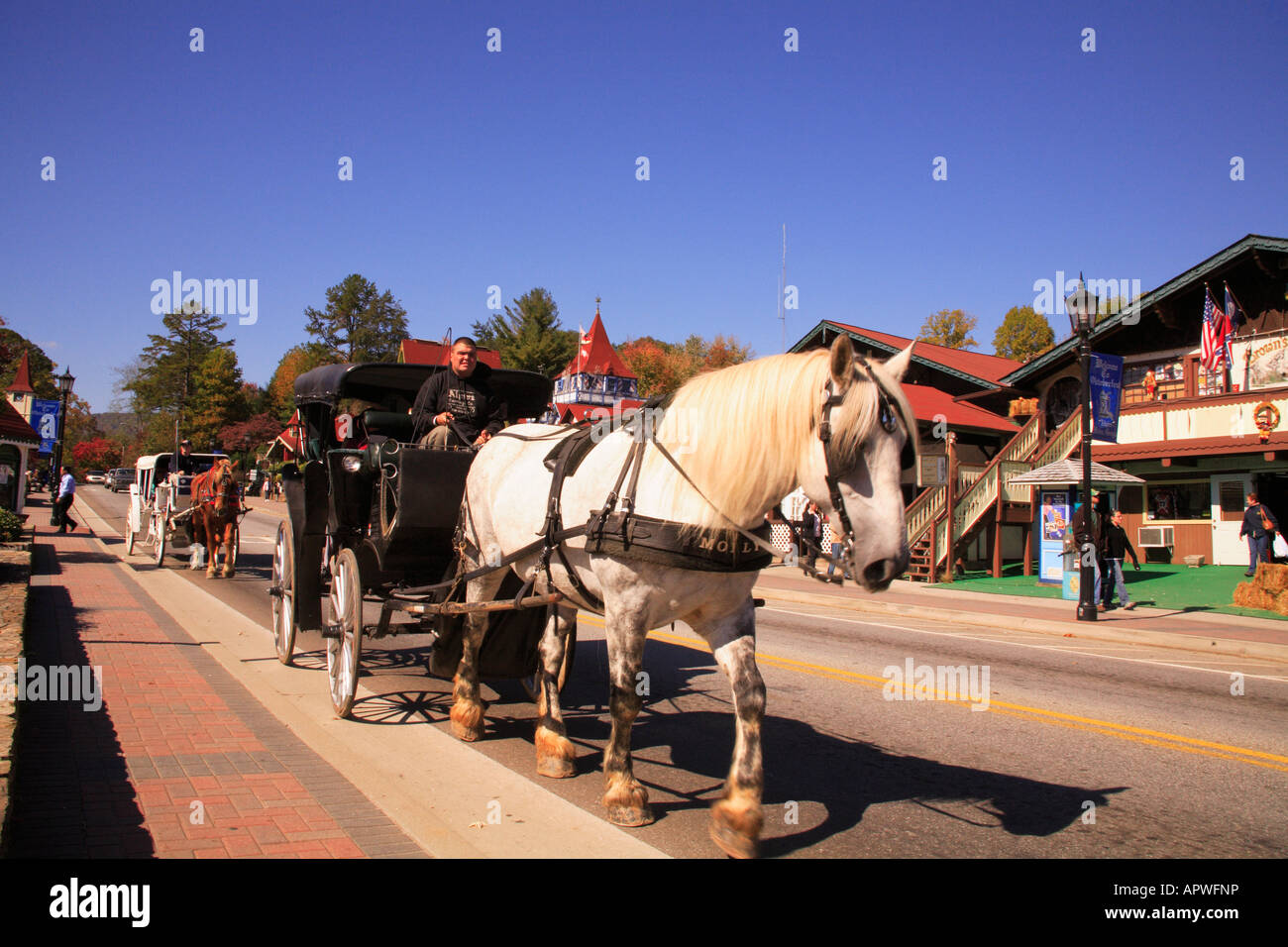 Downtown Helen, USA Stock Photo Alamy