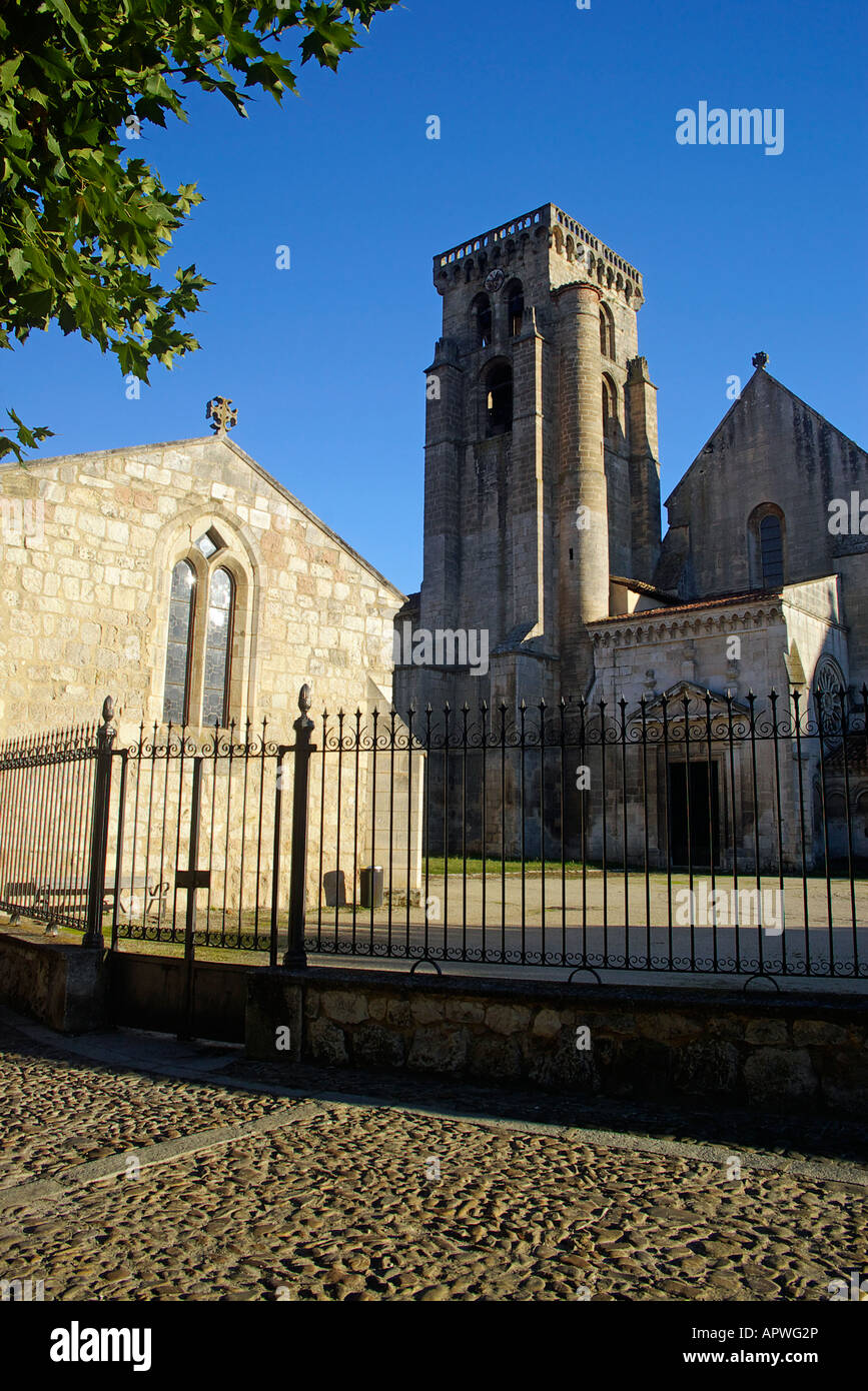 external of the monastery of the huelgas Stock Photo