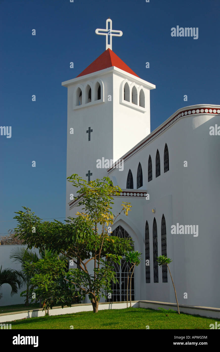 Catholic church in Playa del Carmen, Quintana Roo state, Mexico, North