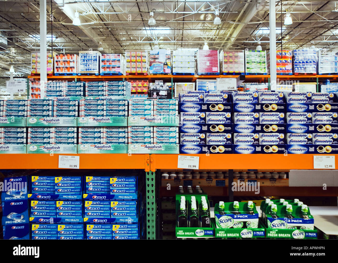 Costco Wholesale discount store Stock Photo