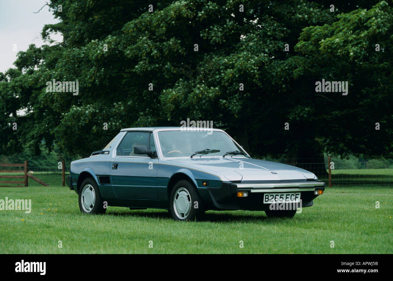Fiat X19 VS. X19 designed and built by Bertone. 1972 to 1989 Stock Photo