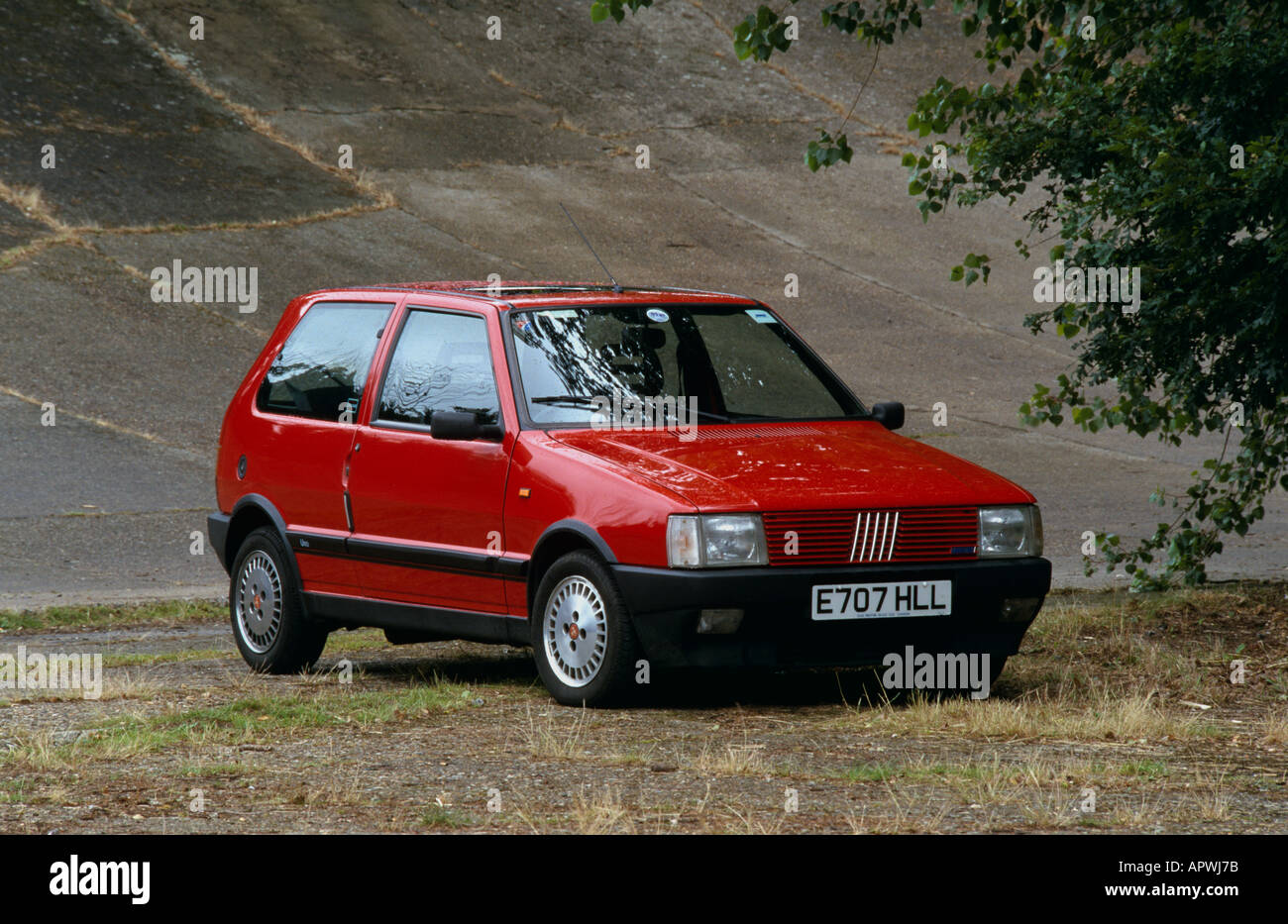 Fiat Uno Turbi ie.  Turbo built 1985 to 1989. (Uno 1983 to 1989) Stock Photo